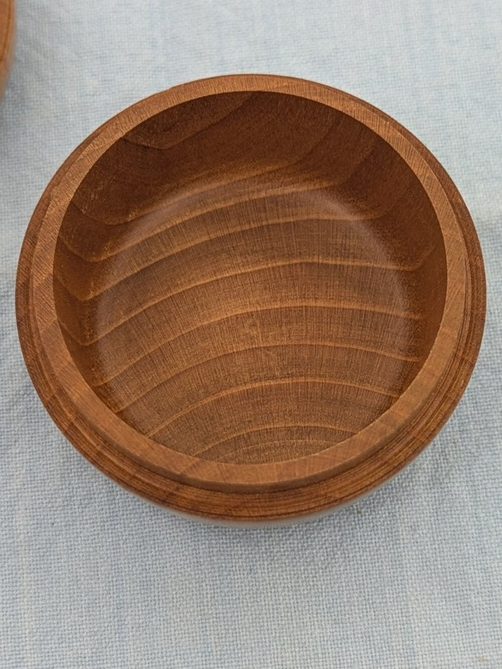 Wooden Jewelry or Treasure Box Small 2.25 Inch Vintage - Picture 5 of 6
